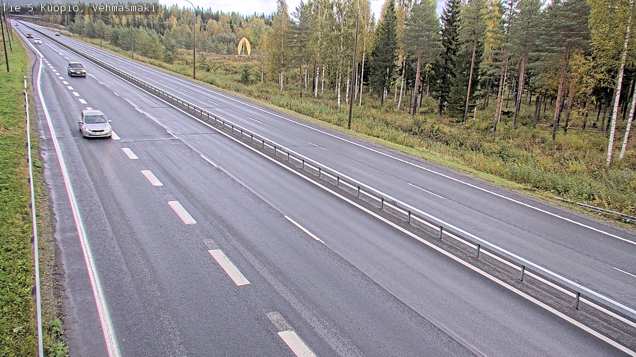 Kelikamerat Kuva Tie 5 Kuopio, Vehmasmäki, Kuopio, Pohjois-Savo