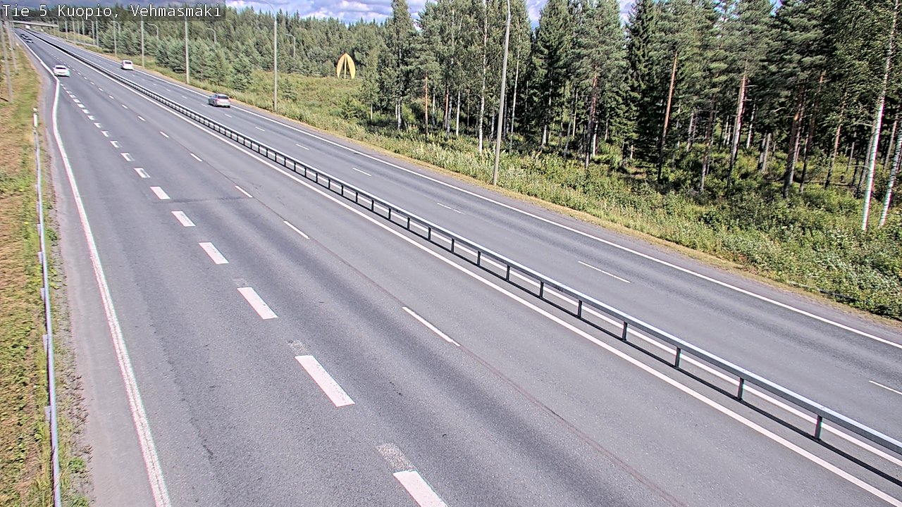 Kelikamerat Kuva Tie 5 Kuopio, Vehmasmäki, Kuopio, Pohjois-Savo