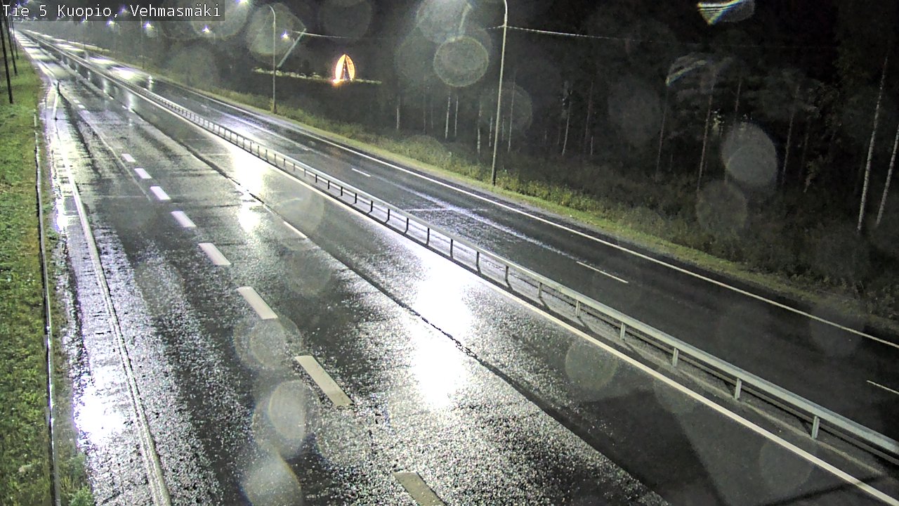 Weather Camera Image Road 5 Kuopio, Vehmasmäki, Kuopio, Pohjois-Savo