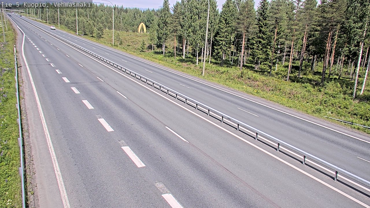 Kelikamerat Kuva Tie 5 Kuopio, Vehmasmäki, Kuopio, Pohjois-Savo