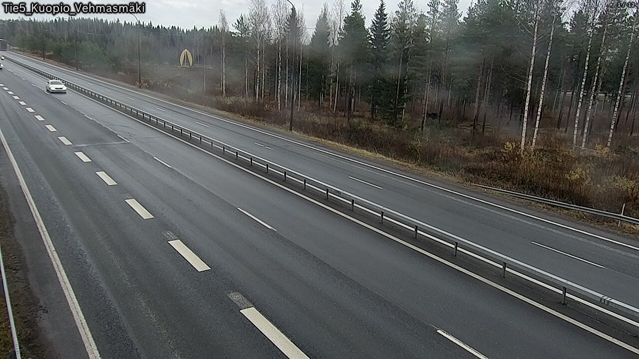 Weather Camera Image Väg 5 Kuopio, Vehmasmäki, Kuopio, Pohjois-Savo