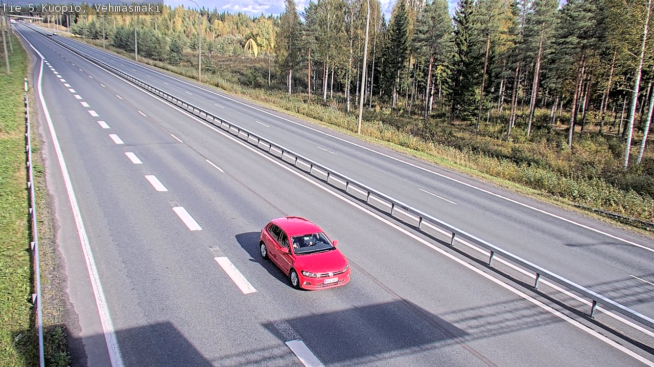 Kelikamerat Kuva Tie 5 Kuopio, Vehmasmäki, Kuopio, Pohjois-Savo