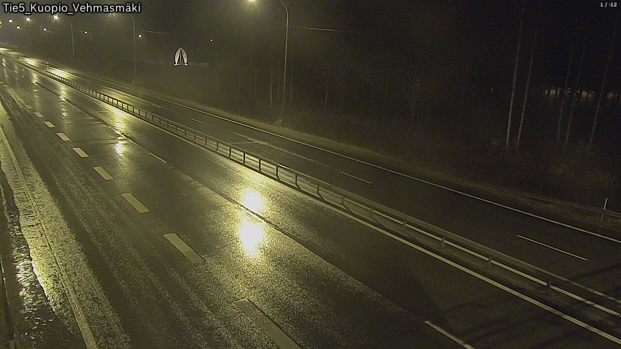 Weather Camera Image Väg 5 Kuopio, Vehmasmäki, Kuopio, Pohjois-Savo