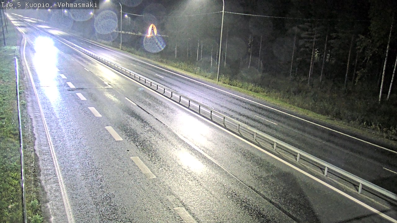 Weather Camera Image Road 5 Kuopio, Vehmasmäki, Kuopio, Pohjois-Savo
