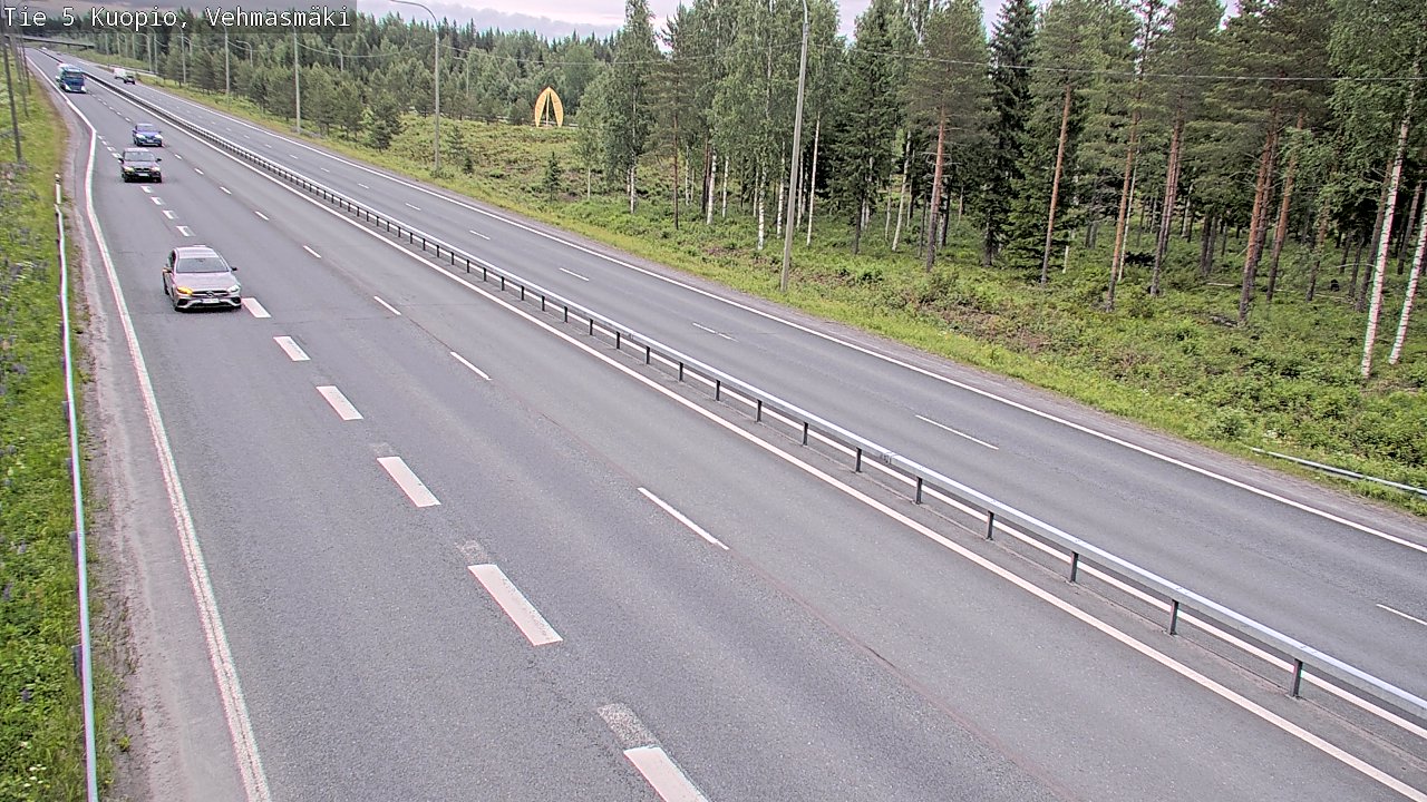Kelikamerat Kuva Tie 5 Kuopio, Vehmasmäki, Kuopio, Pohjois-Savo