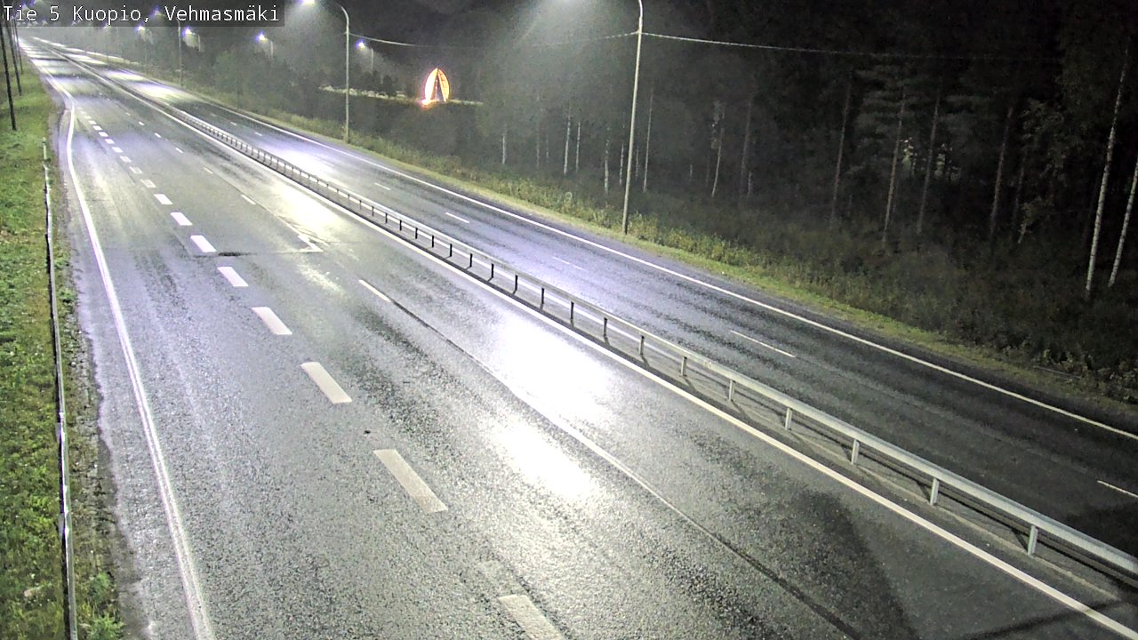 Weather Camera Image Road 5 Kuopio, Vehmasmäki, Kuopio, Pohjois-Savo