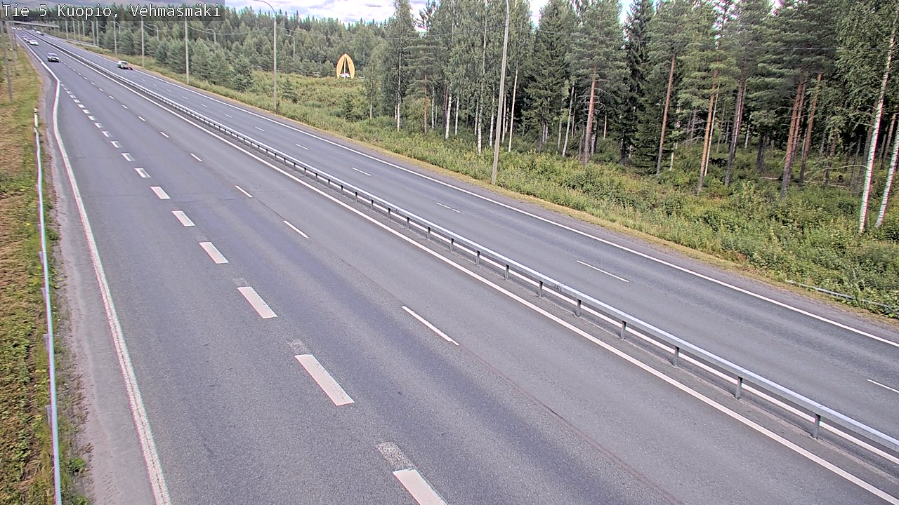 Kelikamerat Kuva Tie 5 Kuopio, Vehmasmäki, Kuopio, Pohjois-Savo
