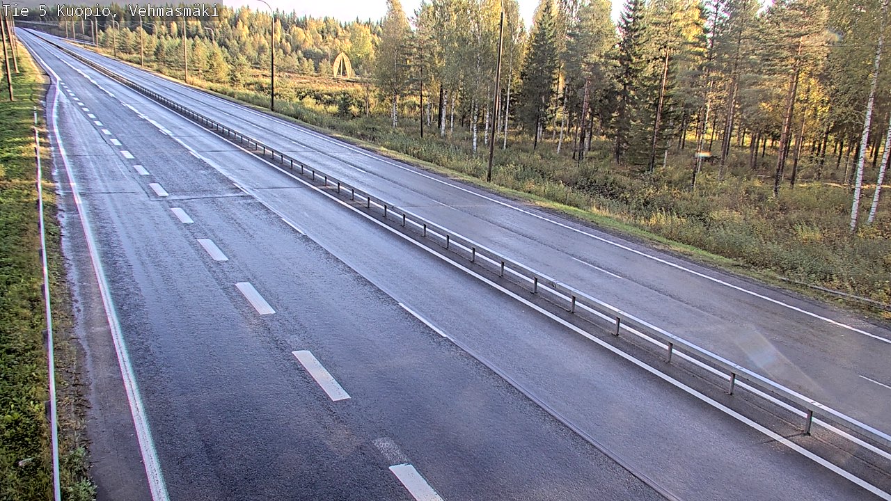 Weather Camera Image Road 5 Kuopio, Vehmasmäki, Kuopio, Pohjois-Savo