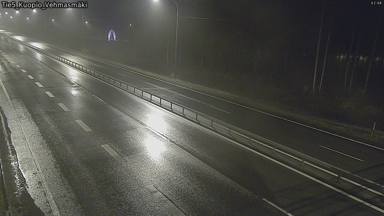 Weather Camera Image Road 5 Kuopio, Vehmasmäki, Kuopio, Pohjois-Savo