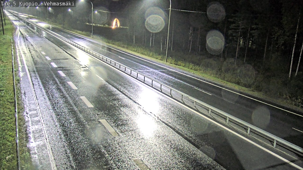 Weather Camera Image Road 5 Kuopio, Vehmasmäki, Kuopio, Pohjois-Savo