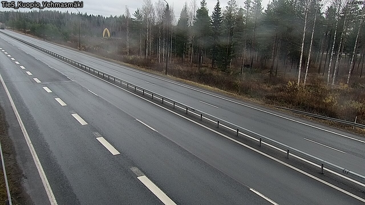 Weather Camera Image Väg 5 Kuopio, Vehmasmäki, Kuopio, Pohjois-Savo