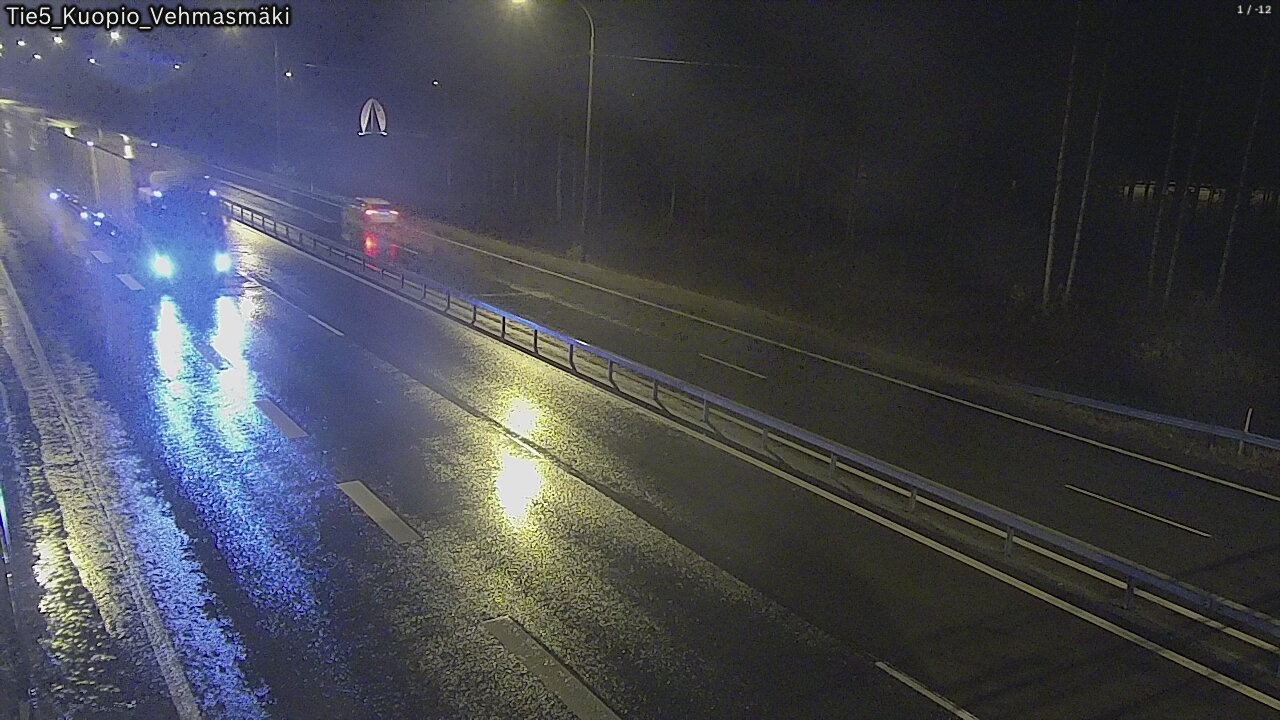Weather Camera Image Väg 5 Kuopio, Vehmasmäki, Kuopio, Pohjois-Savo