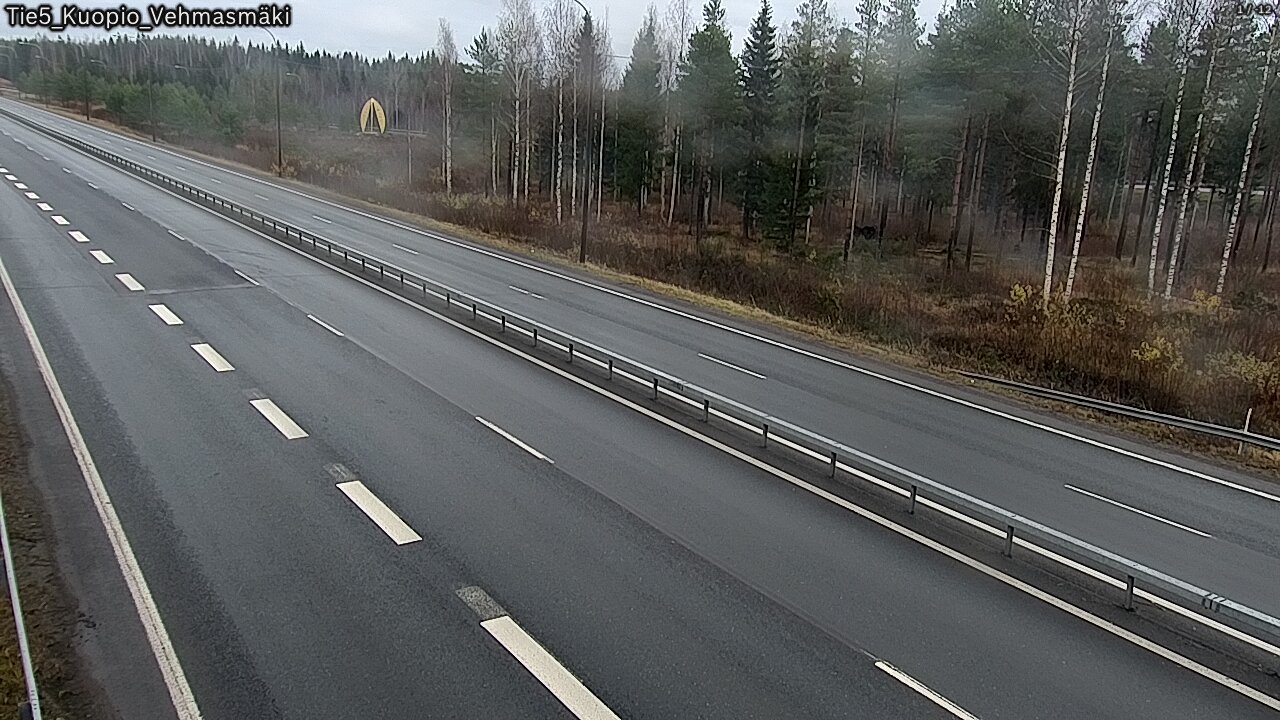 Weather Camera Image Väg 5 Kuopio, Vehmasmäki, Kuopio, Pohjois-Savo