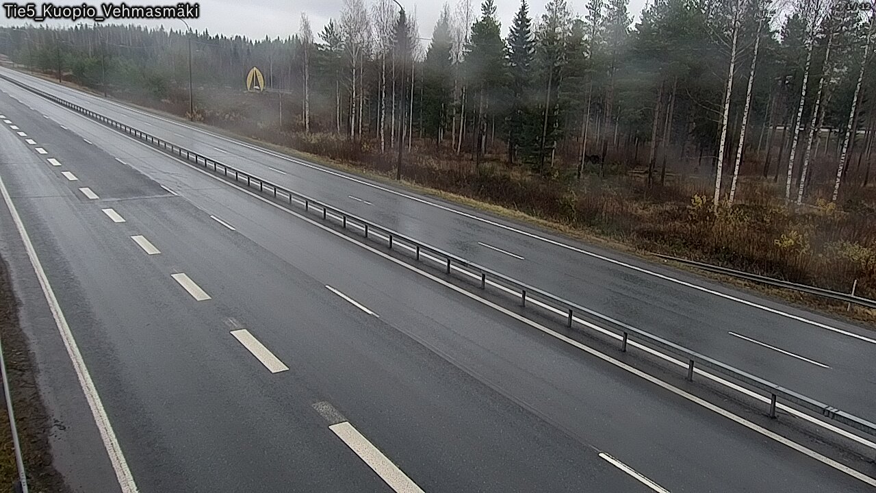 Weather Camera Image Väg 5 Kuopio, Vehmasmäki, Kuopio, Pohjois-Savo
