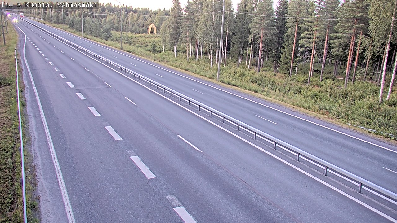 Kelikamerat Kuva Tie 5 Kuopio, Vehmasmäki, Kuopio, Pohjois-Savo