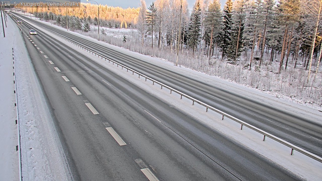 Kelikamerat Kuva Tie 5 Kuopio, Vehmasmäki, Kuopio, Pohjois-Savo