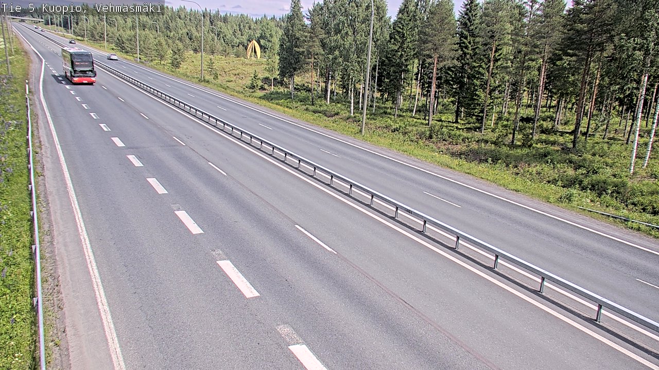 Kelikamerat Kuva Tie 5 Kuopio, Vehmasmäki, Kuopio, Pohjois-Savo