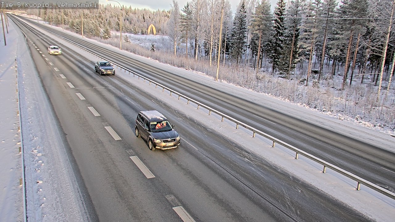 Kelikamerat Kuva Tie 5 Kuopio, Vehmasmäki, Kuopio, Pohjois-Savo