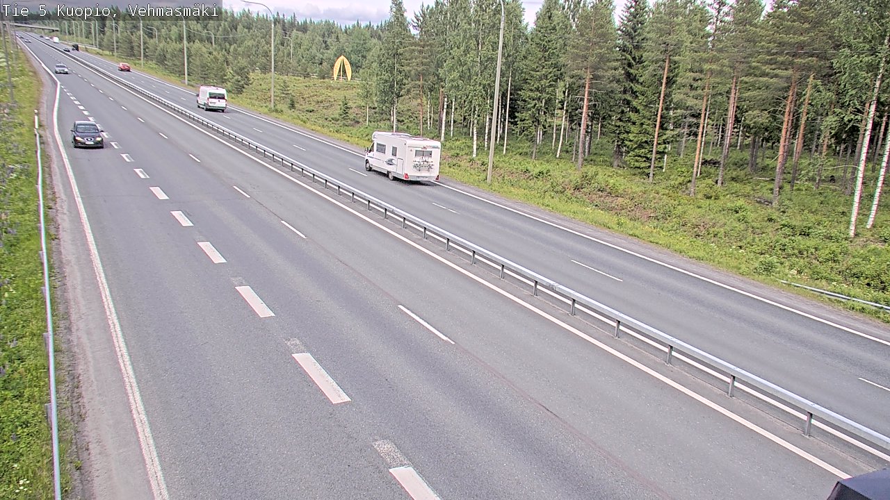 Kelikamerat Kuva Tie 5 Kuopio, Vehmasmäki, Kuopio, Pohjois-Savo