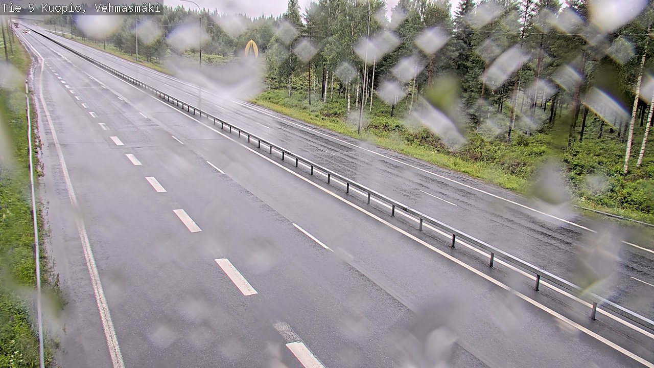 Weather Camera Image Väg 5 Kuopio, Vehmasmäki, Kuopio, Pohjois-Savo