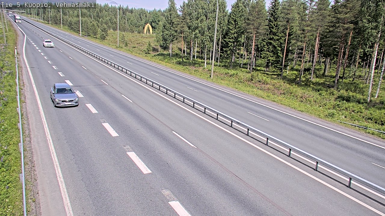 Kelikamerat Kuva Tie 5 Kuopio, Vehmasmäki, Kuopio, Pohjois-Savo