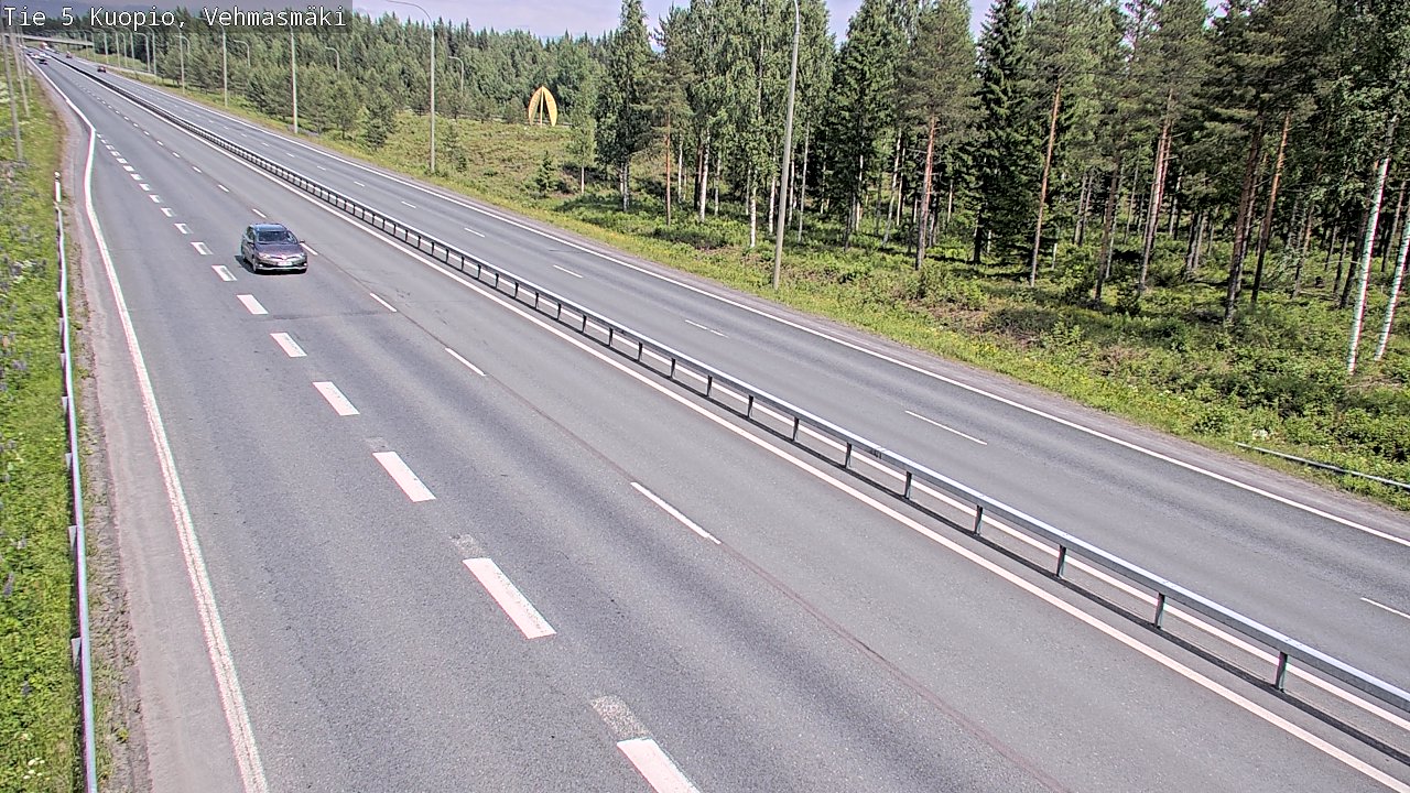 Kelikamerat Kuva Tie 5 Kuopio, Vehmasmäki, Kuopio, Pohjois-Savo