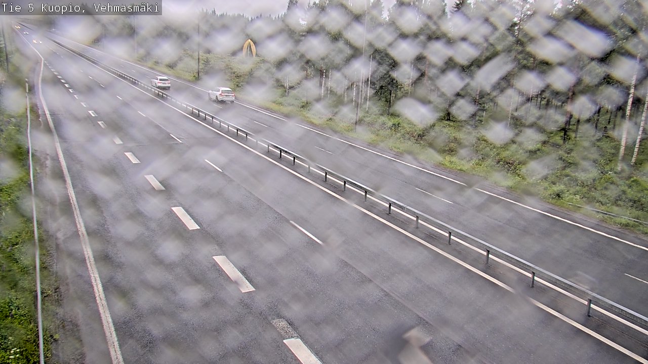 Weather Camera Image Väg 5 Kuopio, Vehmasmäki, Kuopio, Pohjois-Savo