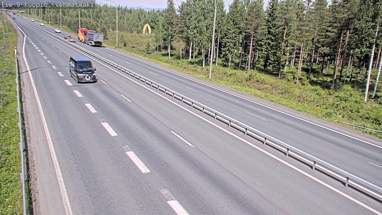 Kelikamerat Kuva Tie 5 Kuopio, Vehmasmäki, Kuopio, Pohjois-Savo