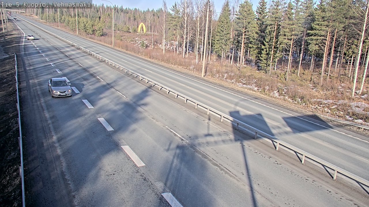 Kelikamerat Kuva Tie 5 Kuopio, Vehmasmäki, Kuopio, Pohjois-Savo