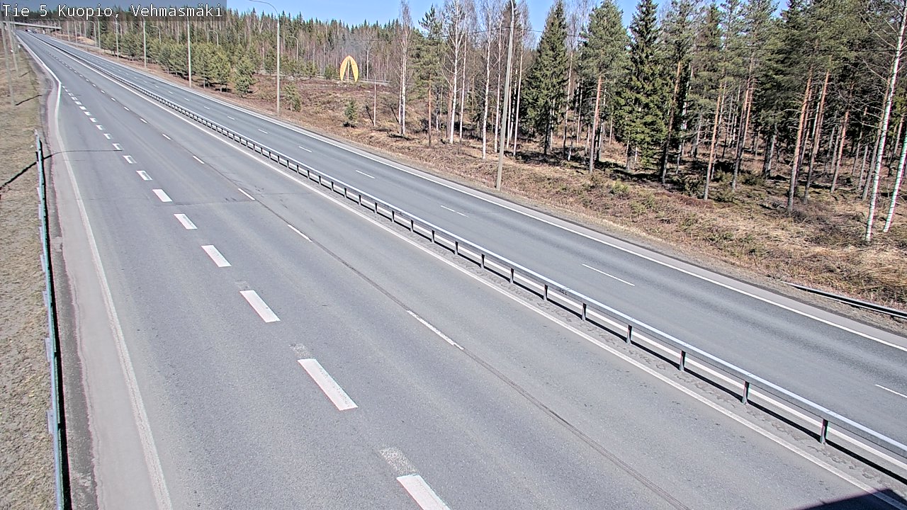 Kelikamerat Kuva Tie 5 Kuopio, Vehmasmäki, Kuopio, Pohjois-Savo