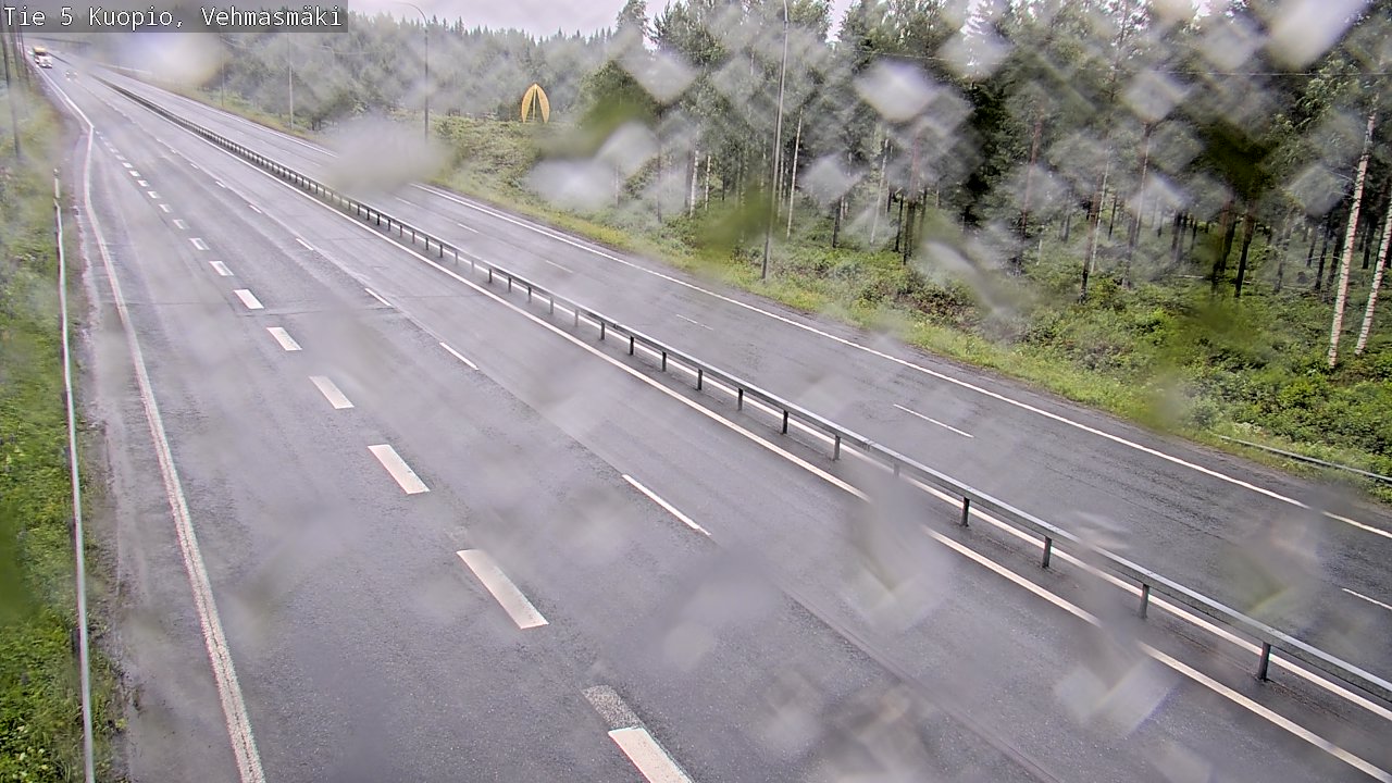 Weather Camera Image Väg 5 Kuopio, Vehmasmäki, Kuopio, Pohjois-Savo