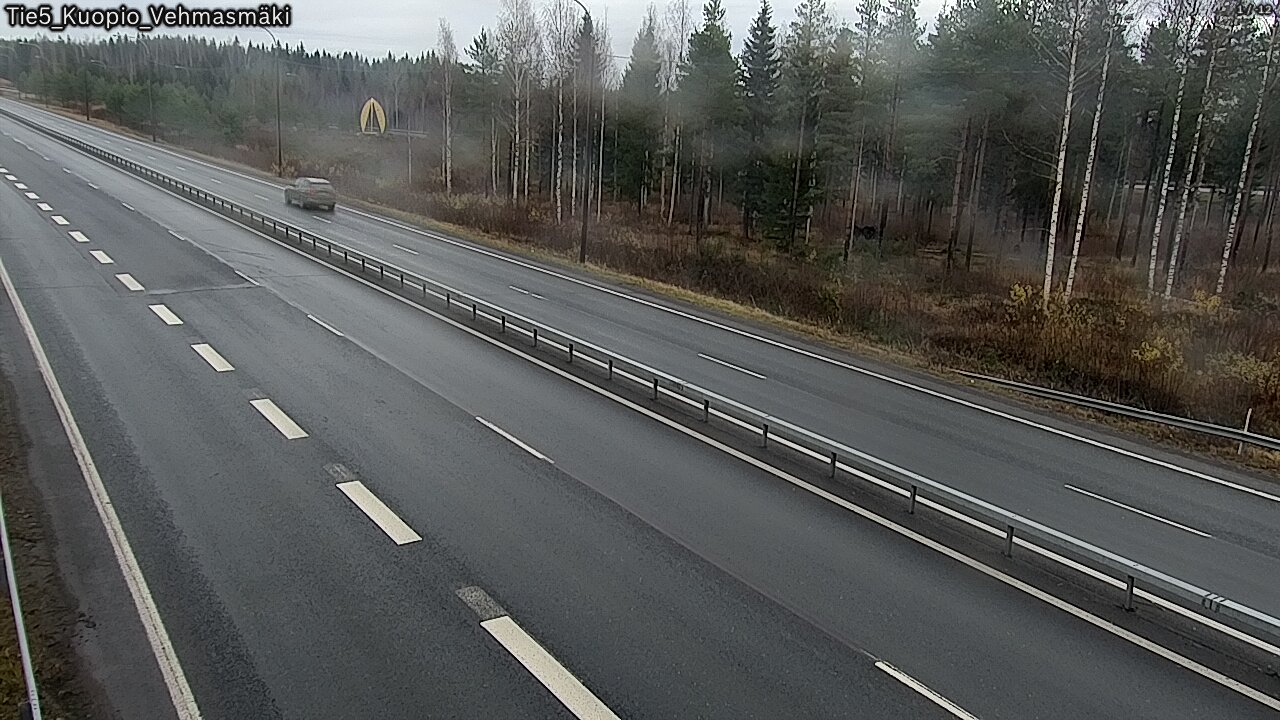 Weather Camera Image Väg 5 Kuopio, Vehmasmäki, Kuopio, Pohjois-Savo