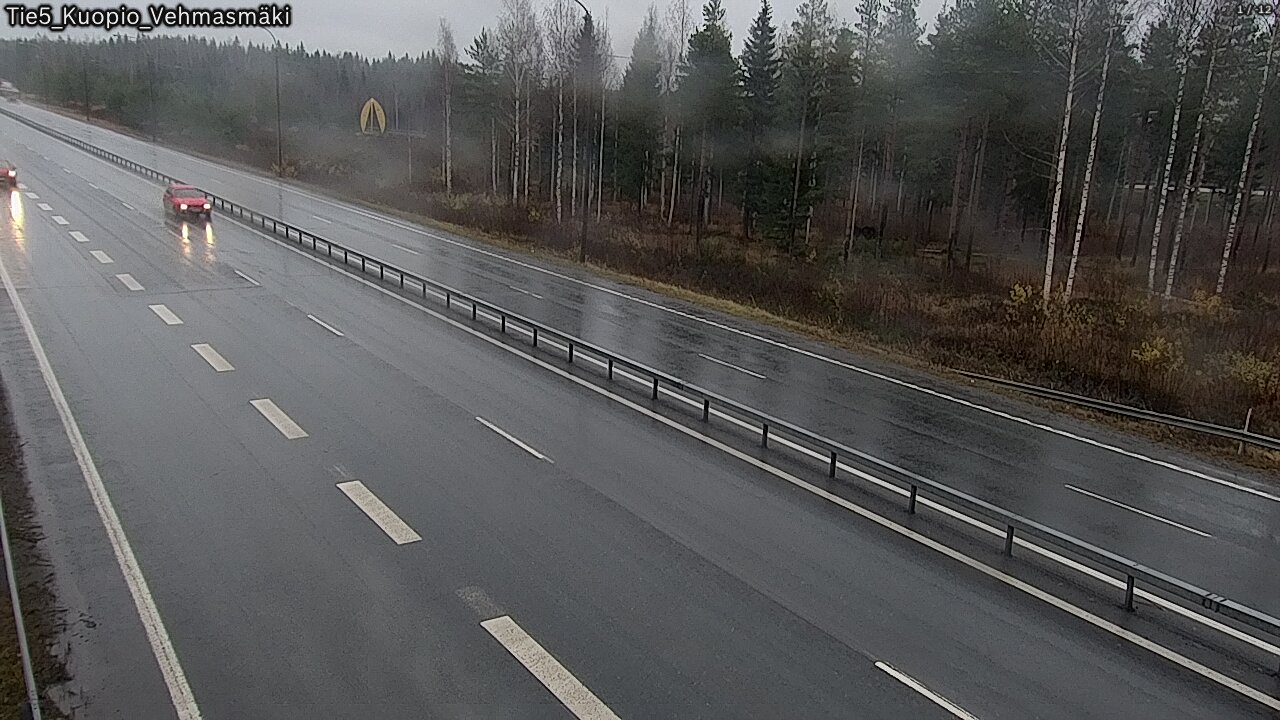 Weather Camera Image Väg 5 Kuopio, Vehmasmäki, Kuopio, Pohjois-Savo