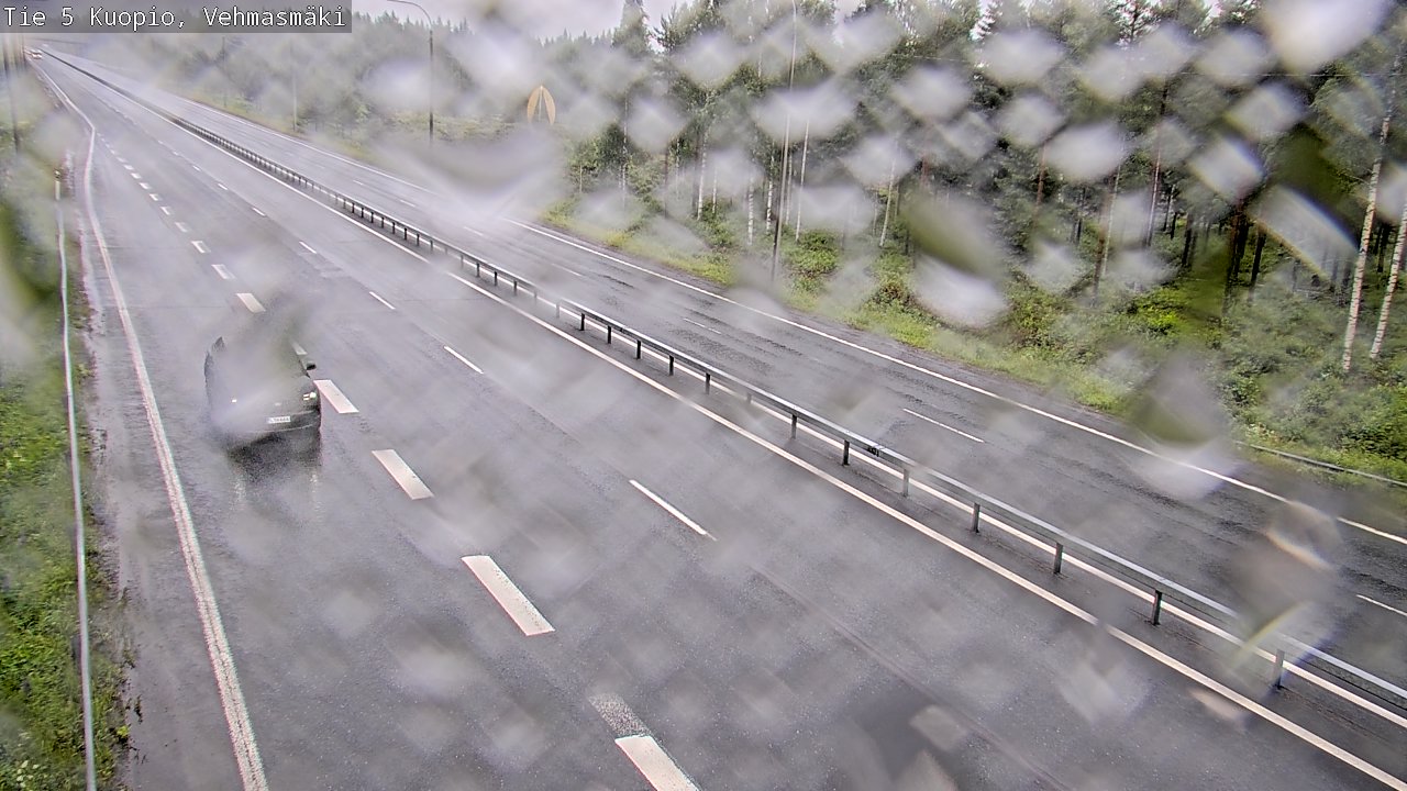 Weather Camera Image Väg 5 Kuopio, Vehmasmäki, Kuopio, Pohjois-Savo