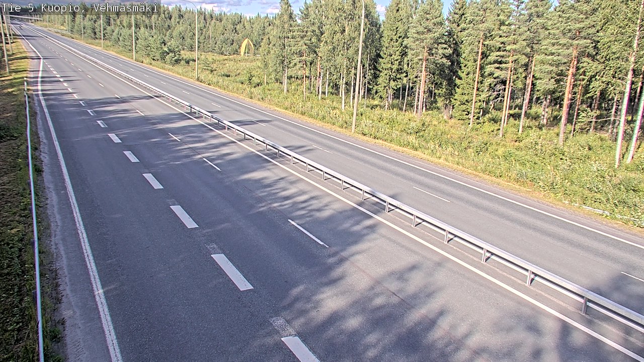 Kelikamerat Kuva Tie 5 Kuopio, Vehmasmäki, Kuopio, Pohjois-Savo