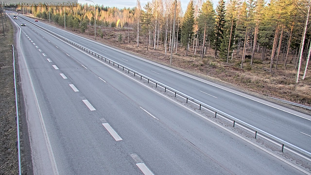 Kelikamerat Kuva Tie 5 Kuopio, Vehmasmäki, Kuopio, Pohjois-Savo