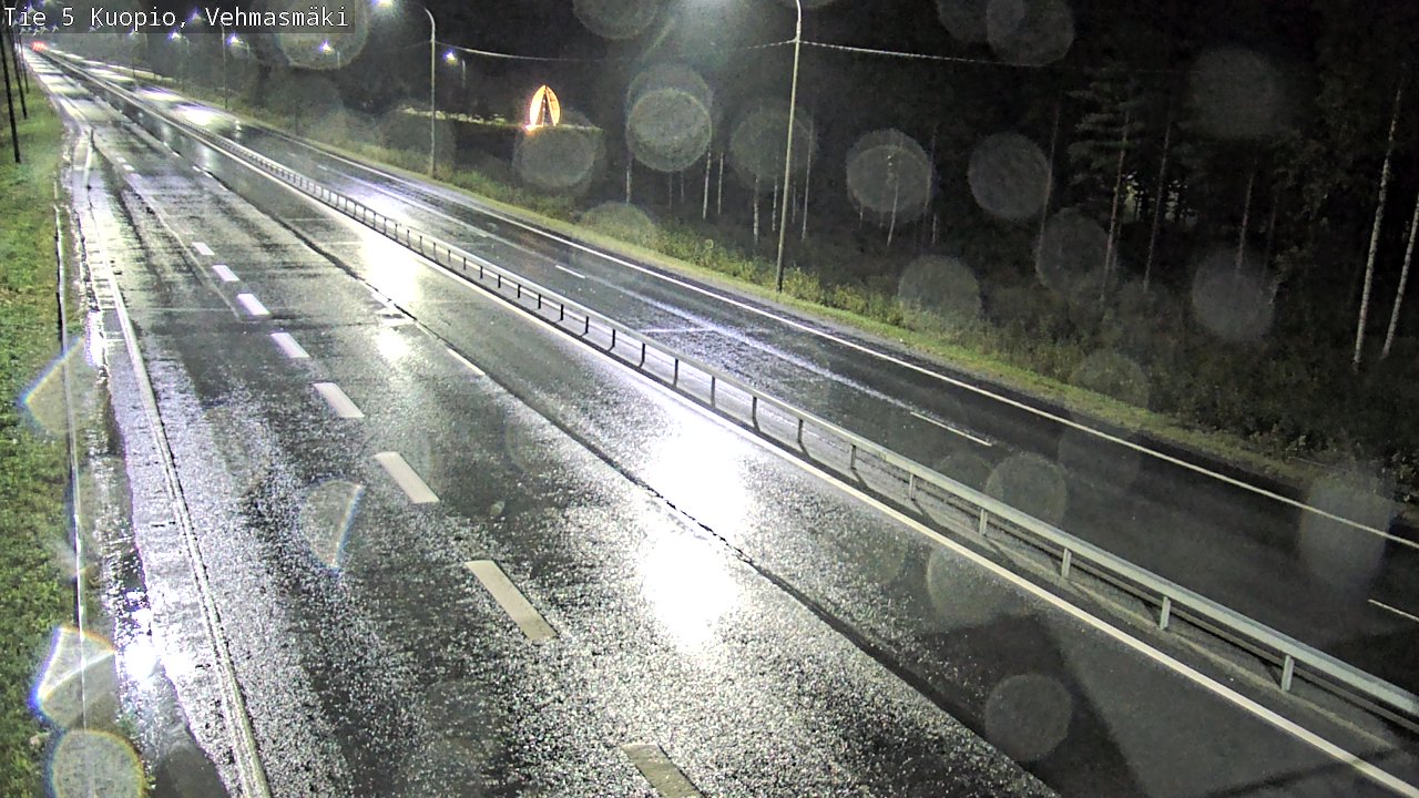 Weather Camera Image Road 5 Kuopio, Vehmasmäki, Kuopio, Pohjois-Savo