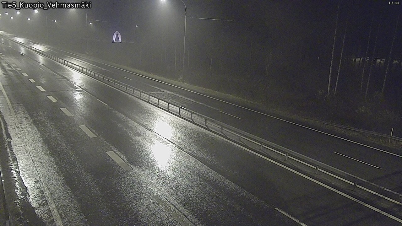 Weather Camera Image Road 5 Kuopio, Vehmasmäki, Kuopio, Pohjois-Savo
