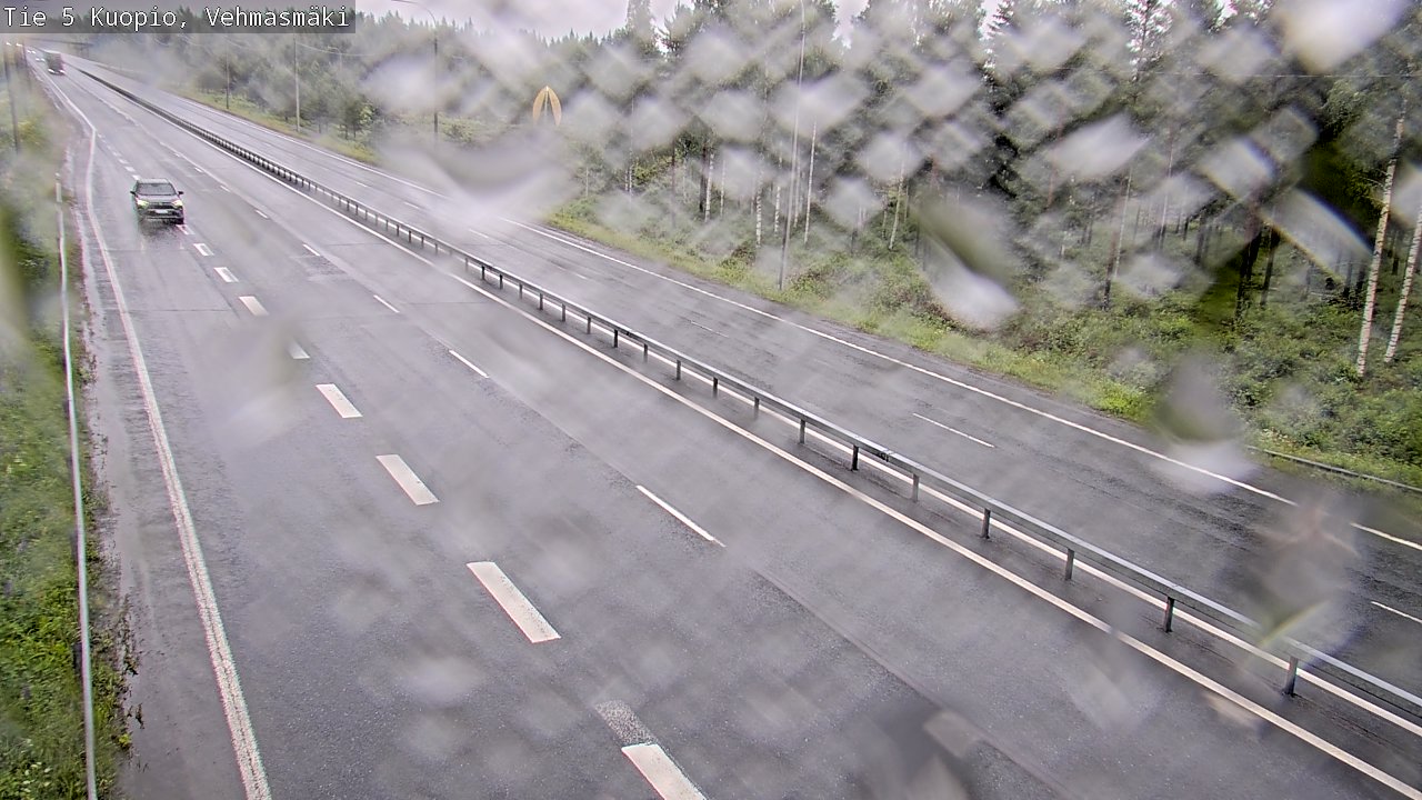 Weather Camera Image Väg 5 Kuopio, Vehmasmäki, Kuopio, Pohjois-Savo