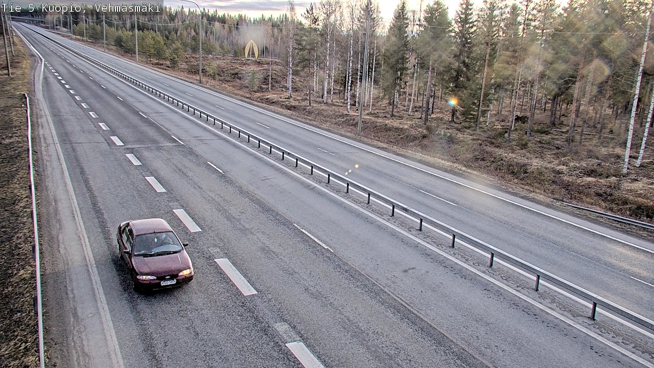 Kelikamerat Kuva Tie 5 Kuopio, Vehmasmäki, Kuopio, Pohjois-Savo