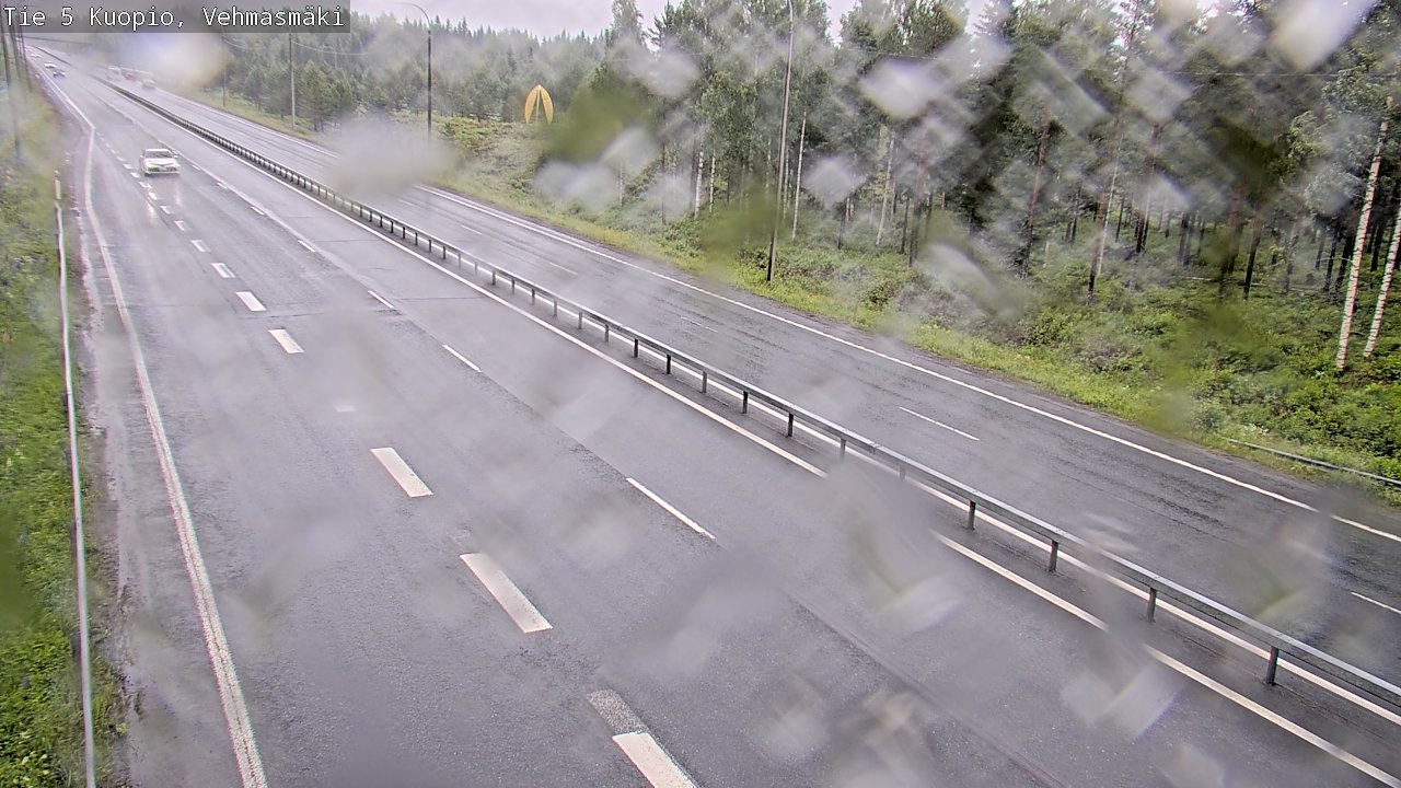 Weather Camera Image Väg 5 Kuopio, Vehmasmäki, Kuopio, Pohjois-Savo
