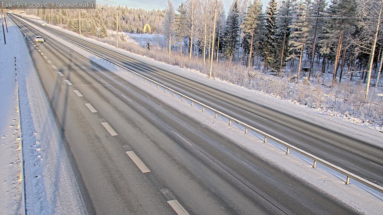 Kelikamerat Kuva Tie 5 Kuopio, Vehmasmäki, Kuopio, Pohjois-Savo