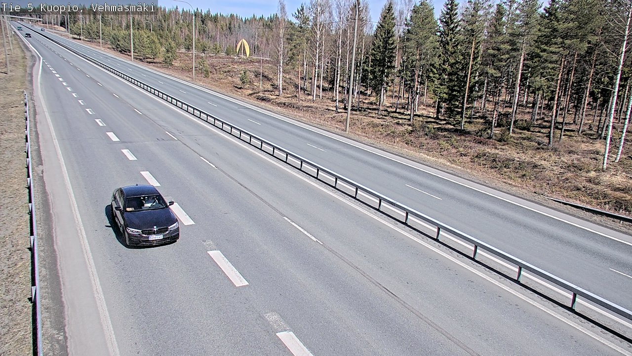 Kelikamerat Kuva Tie 5 Kuopio, Vehmasmäki, Kuopio, Pohjois-Savo