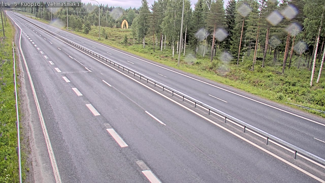 Kelikamerat Kuva Tie 5 Kuopio, Vehmasmäki, Kuopio, Pohjois-Savo