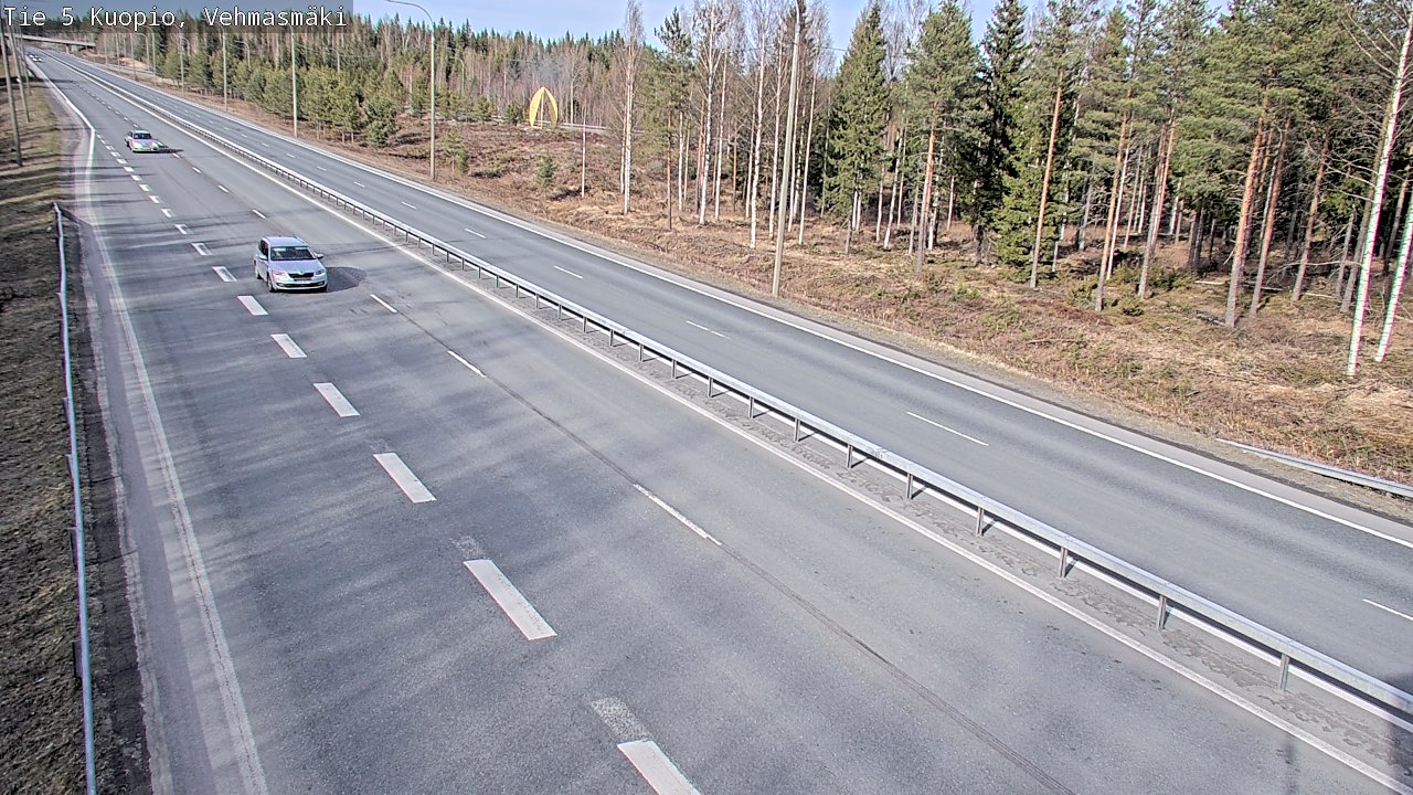 Kelikamerat Kuva Tie 5 Kuopio, Vehmasmäki, Kuopio, Pohjois-Savo