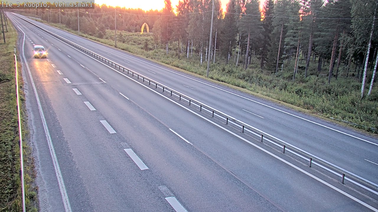 Kelikamerat Kuva Tie 5 Kuopio, Vehmasmäki, Kuopio, Pohjois-Savo