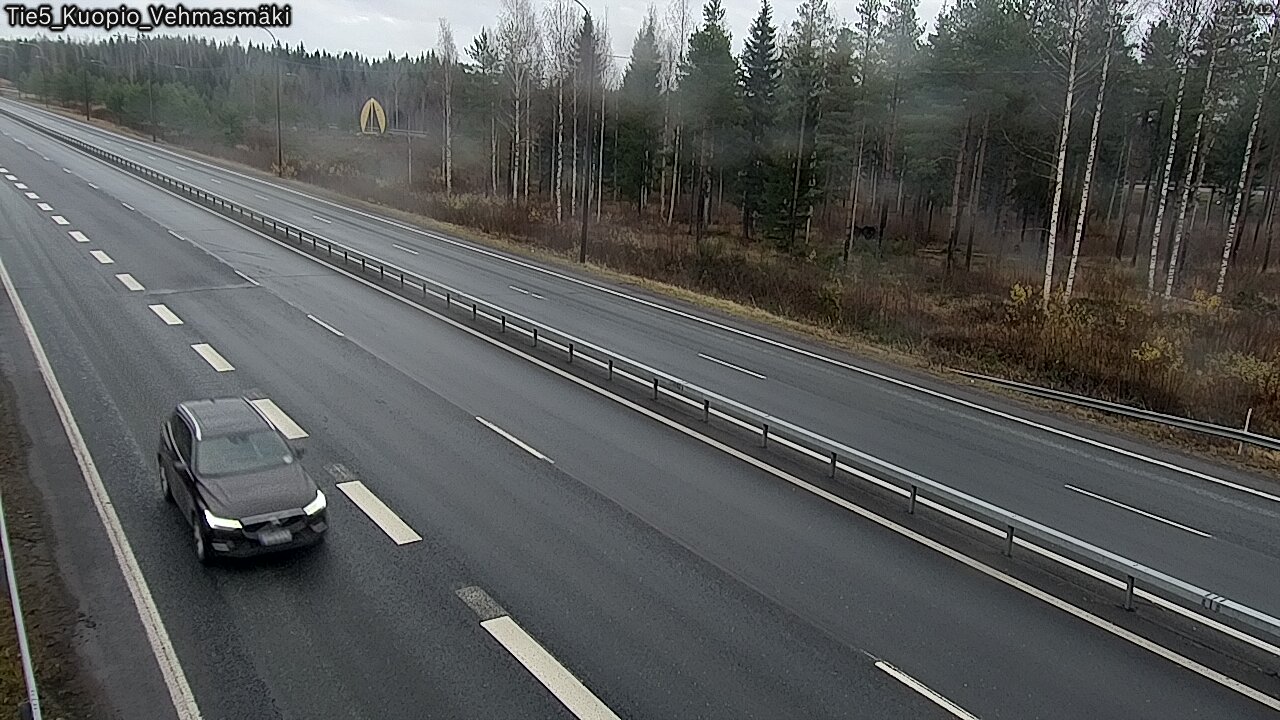 Weather Camera Image Väg 5 Kuopio, Vehmasmäki, Kuopio, Pohjois-Savo