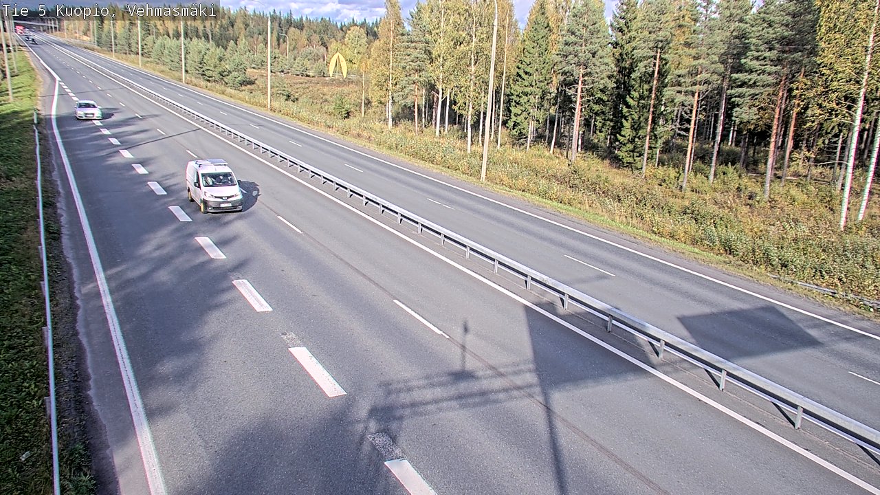 Weather Camera Image Väg 5 Kuopio, Vehmasmäki, Kuopio, Pohjois-Savo