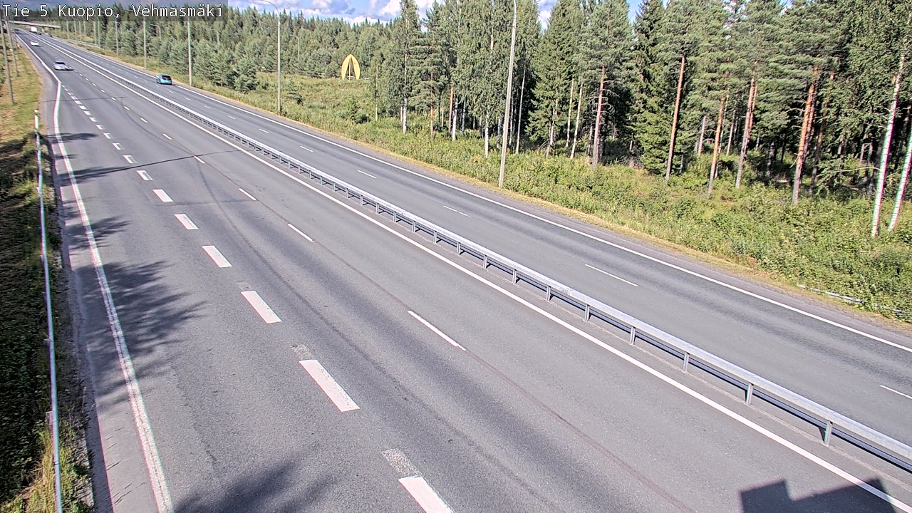 Kelikamerat Kuva Tie 5 Kuopio, Vehmasmäki, Kuopio, Pohjois-Savo