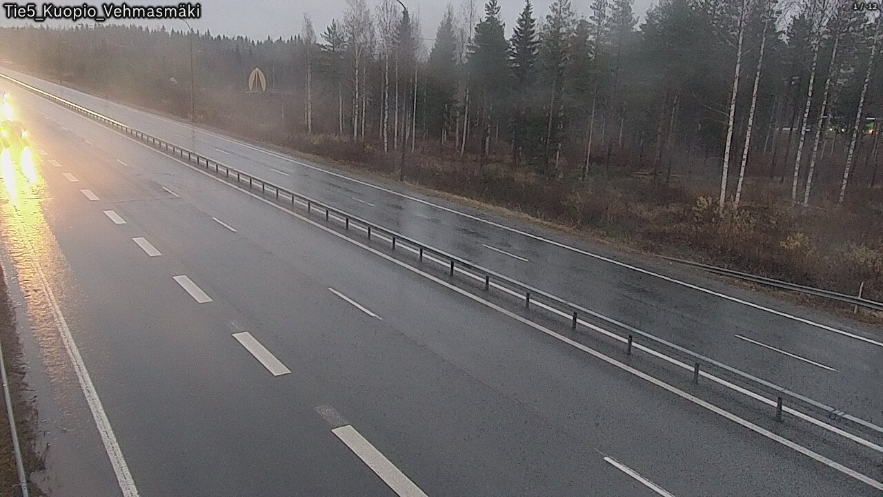 Weather Camera Image Väg 5 Kuopio, Vehmasmäki, Kuopio, Pohjois-Savo